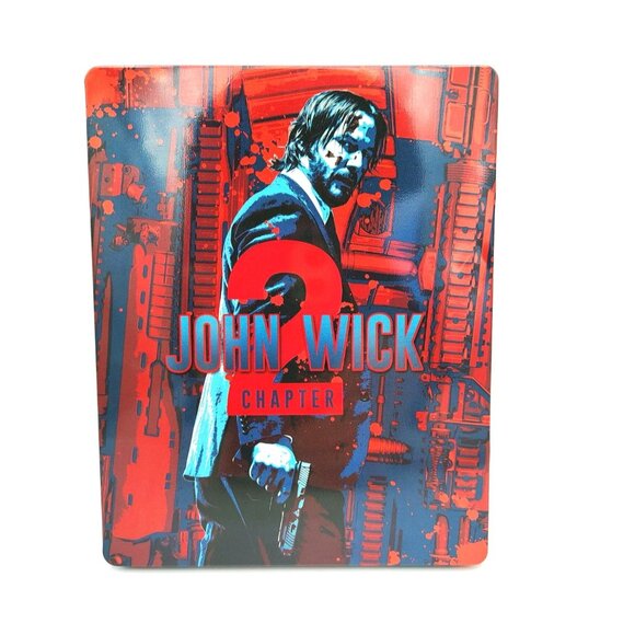 John Wick Steelbook Chapter 2 Blu-ray DVD Digital HD Combo Lionsgate Movie - Picture 2 of 15